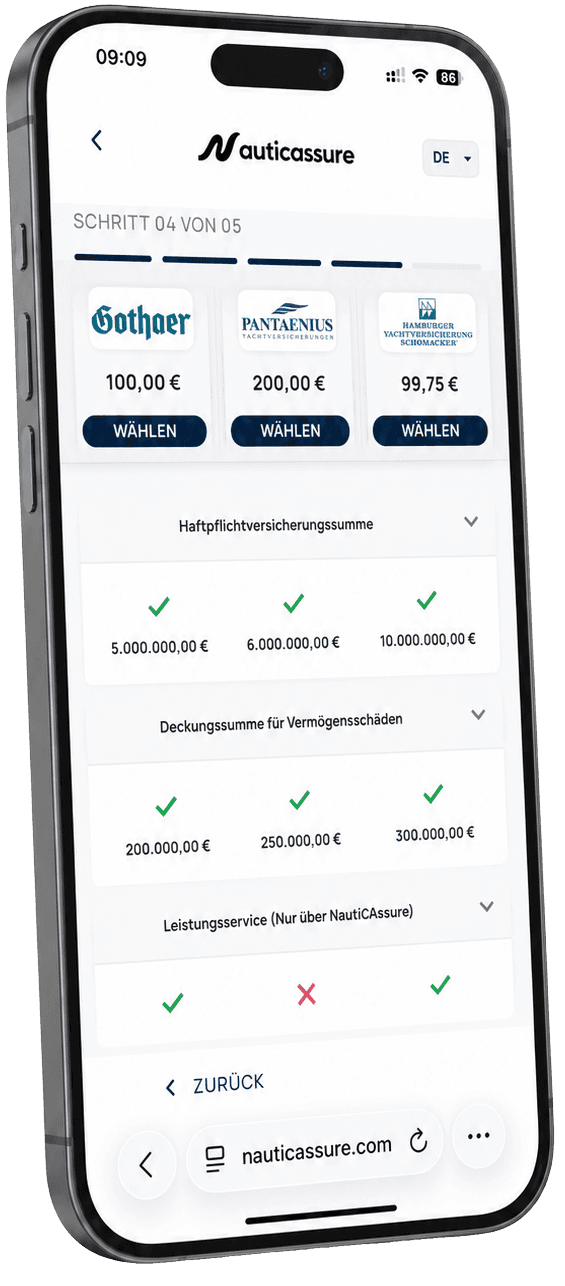 NauticAssure App Mockup
